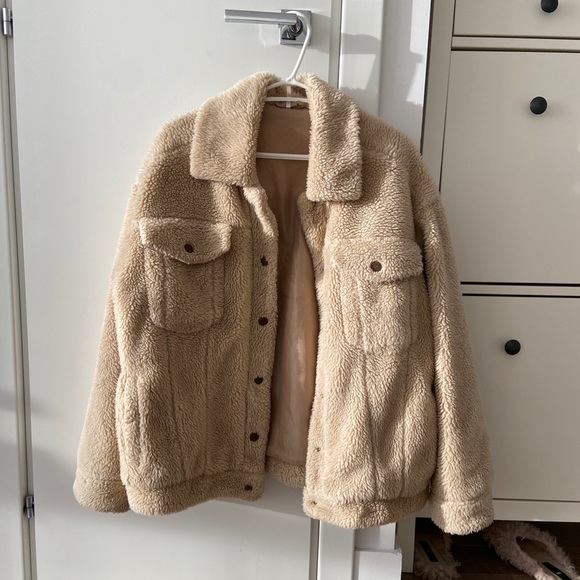 Free People Teddy Jacket - Picture 1 of 5